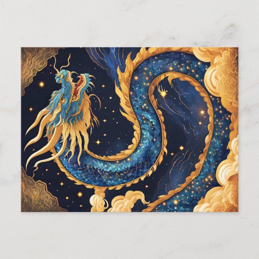 Carte Postale chinese dragon postcard (Devant)