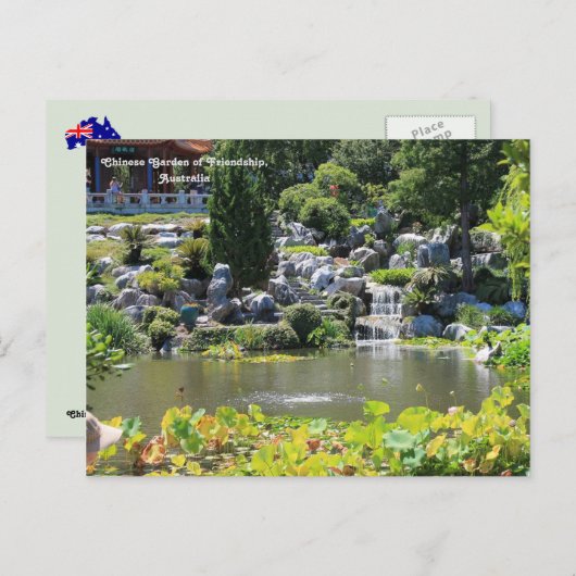 Carte Postale Chinese Garden, Chinatown, Sydney, Australie (Devant / Derrière)