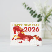 Carte Postale Chinese New Year 2026 Year Of Horse (Debout devant)