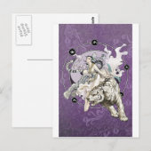 Carte Postale Chinese Spirit of the Tiger w Chinese Elemental (Devant / Derrière)