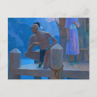 Carte Postale Chingachgook par Newell Convers Wyeth