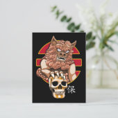 Carte Postale Chinois Lion guardian - Foo Dog (Debout devant)