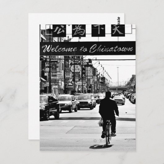 Carte postale chinoise de Chicago (Devant / Derrière)