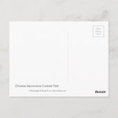 Carte postale chinoise de la recette de poisson cu (Dos)