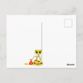 Carte postale chinoise de l'année du serpent dessi (Dos)