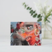 Carte postale chinoise de nouvelle année (Debout devant)