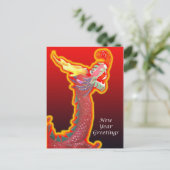 Carte postale chinoise Dragon (Debout devant)