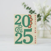 Carte Postale Chinoise Du Nouvel An 2025 Du Serpen (Debout devant)