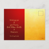 Carte postale chinoise du Nouvel An 2026 HGC8a (Dos)