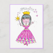 Carte postale chinoise fille (Devant)