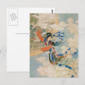 Carte postale chinoise Moon Goddess (Devant / Derrière)