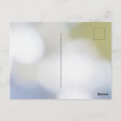 Carte Postale Chinoiserie élégante fleurs bleues pour mariage (Dos)