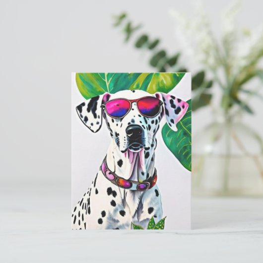 Carte Postale chiot (Debout devant)