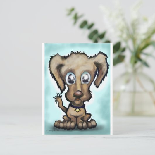 Carte Postale Chiot (Debout devant)