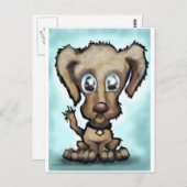 Carte Postale Chiot (Devant / Derrière)