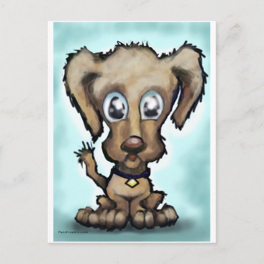 Carte Postale Chiot (Devant)