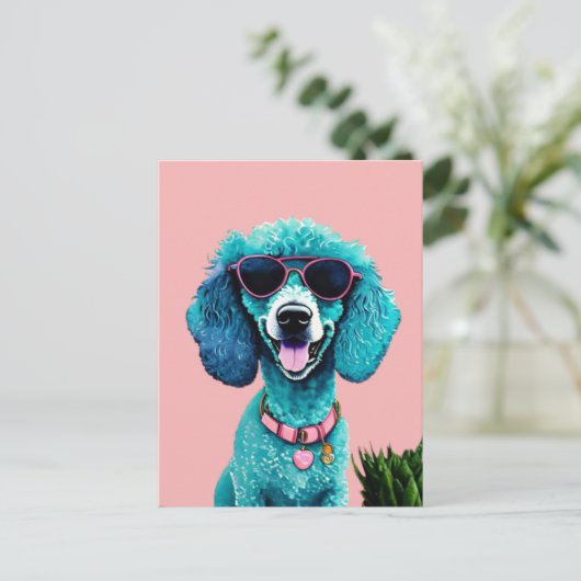 Carte Postale chiot (Debout devant)