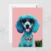 Carte Postale chiot (Devant / Derrière)