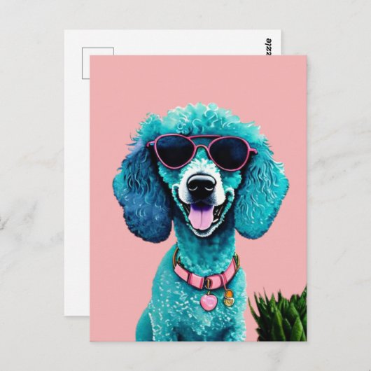 Carte Postale chiot (Devant / Derrière)