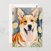 Carte Postale chiot (Devant / Derrière)