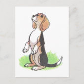 Carte Postale Chiot attendu (Devant)