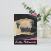 Carte Postale Chiot Carlin mignon (Debout devant)