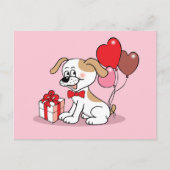 Carte Postale Chiot joyeux (Devant)