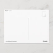 Carte Postale Chiot papillon (Dos)