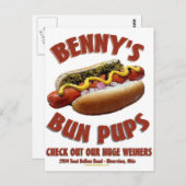 Carte Postale Chiots du petit pain de Benny (Devant / Derrière)