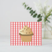 Carte Postale Chip Cupcake au chocolat (Debout devant)