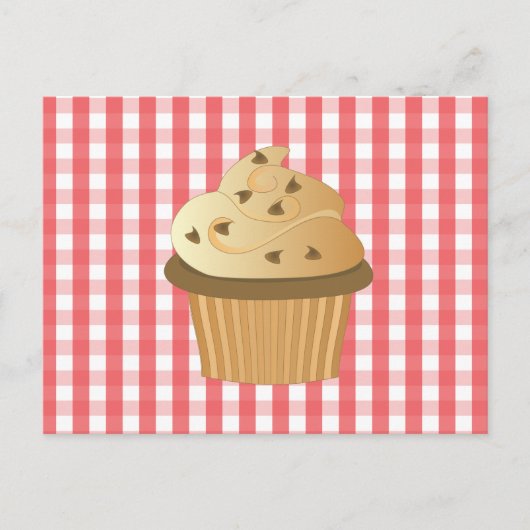 Carte Postale Chip Cupcake au chocolat (Devant)
