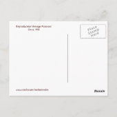 Carte Postale Chipmunk vintage (Dos)