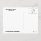 Carte Postale Chipmunk vintage (Dos)