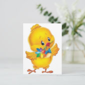 Carte Postale Chipper Easter Chick (Debout devant)