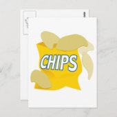 Carte Postale chips (Devant / Derrière)