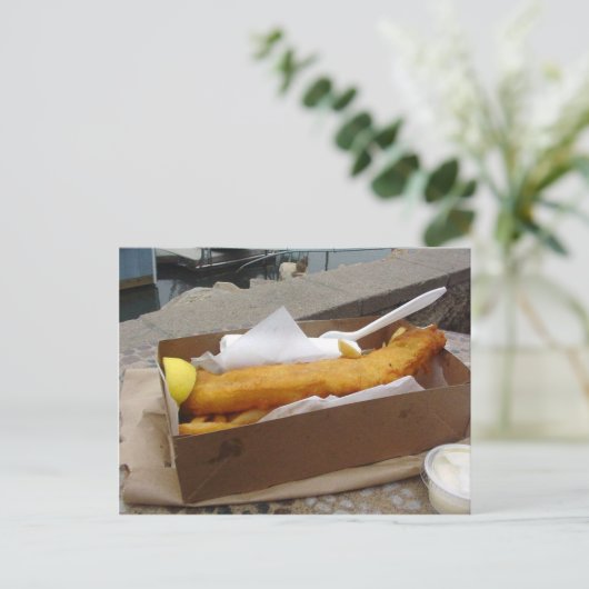 Carte Postale Chips de poisson (Debout devant)