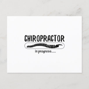 Carte Postale Chiropractic chiropractor In Progress Spine Chiro