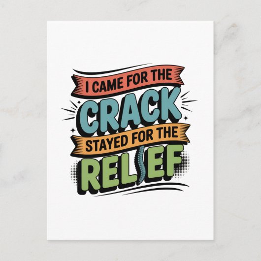 Carte Postale Chiropractor Retour Secours Funny Cadeau (Devant)