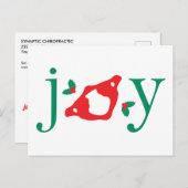 Carte postale Chiropratique JOIY (Atlas) (Devant / Derrière)
