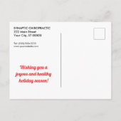 Carte postale Chiropratique JOIY (Atlas) (Dos)