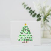 Carte Postale Chiropratique Noël, Chiropratique (Debout devant)