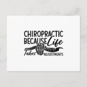 Carte Postale Chiropratique Parce Que Vie Spine Chiro Chiroprati (Devant)