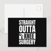 Carte Postale Chirurgie au genou droite (Devant / Derrière)