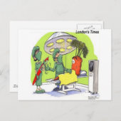 Carte Postale Chirurgie de carottes Drôle Carton Médicale (Devant / Derrière)