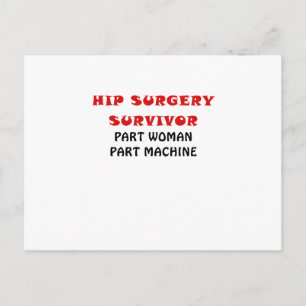 Carte Postale Chirurgie Hip Survivery Part Femme Pièce Machine