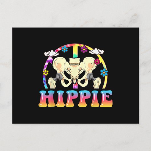Carte Postale Chirurgie mixte de remplacement de hanche hippie a (Devant)