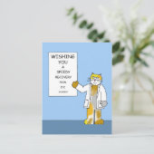 Carte Postale Chirurgie oculaire Récupération rapide (Debout devant)