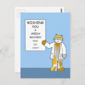 Carte Postale Chirurgie oculaire Récupération rapide (Devant / Derrière)