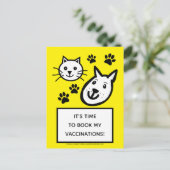 Carte Postale Chirurgie pour animaux de petite taille Rappel de (Debout devant)