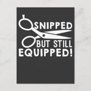 Carte Postale Chirurgie Vasectomique Coupée Mais Toujours Équipé